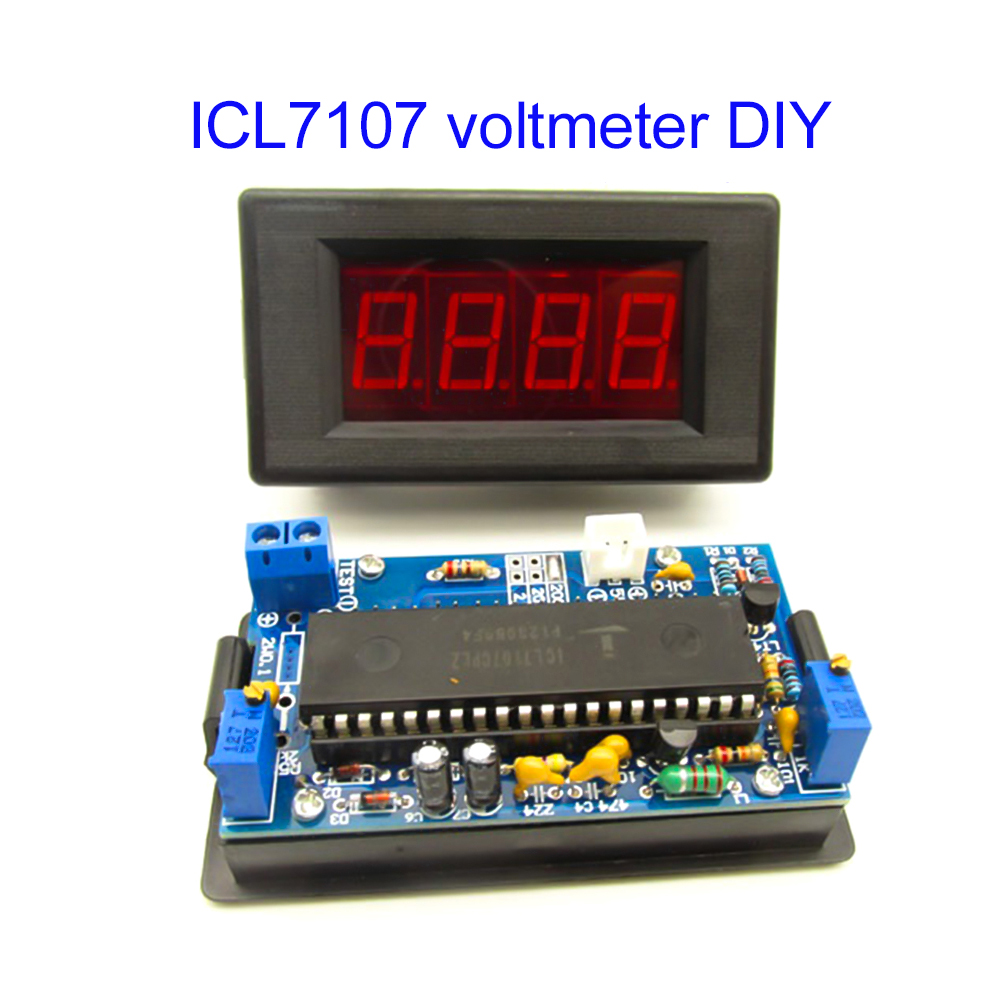 Diy Electronics Learning Kit - ICL7107 電圧計 DIY キット部品 DC 5V