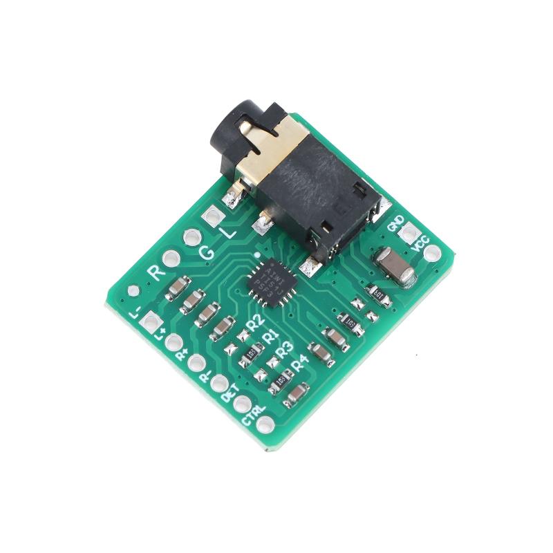 Diy Audio Electronics Kit - TPA6132 ヘッドフォンアンプボード差動シングルエンド出力低電力 2.3-5.5V HIFI オーディオモジュールオーディオ DIY