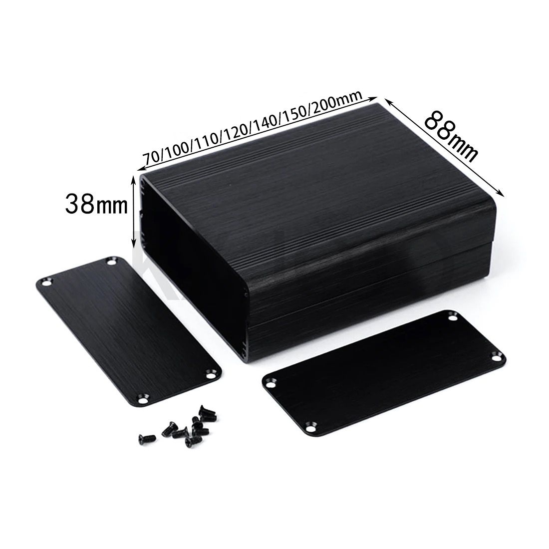 アルミ製エンクロージャー 1個 88*38*100/110/ - Diy Electronics Box のレビューと価格