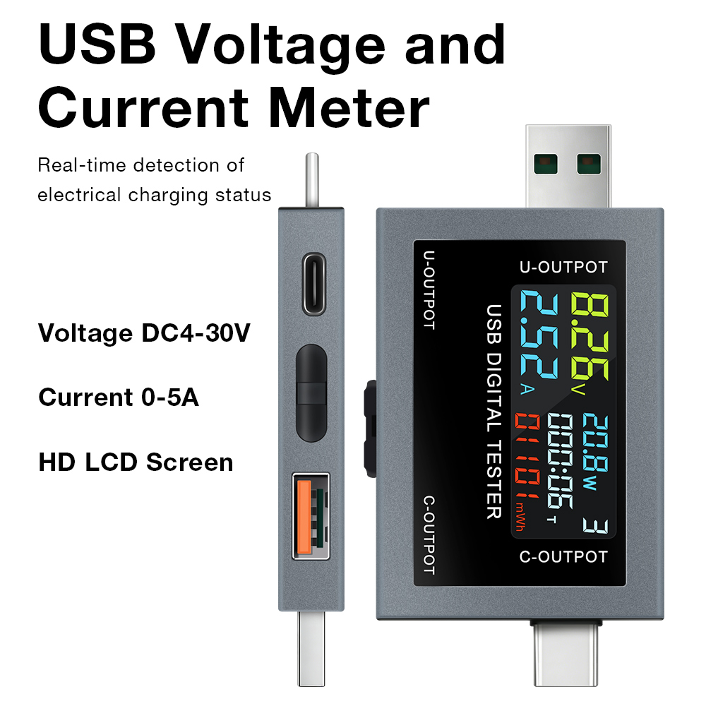 USB Type-C 充電テスター DC 4.5-50V 0 - Logic Analyzer Usb のレビューと価格