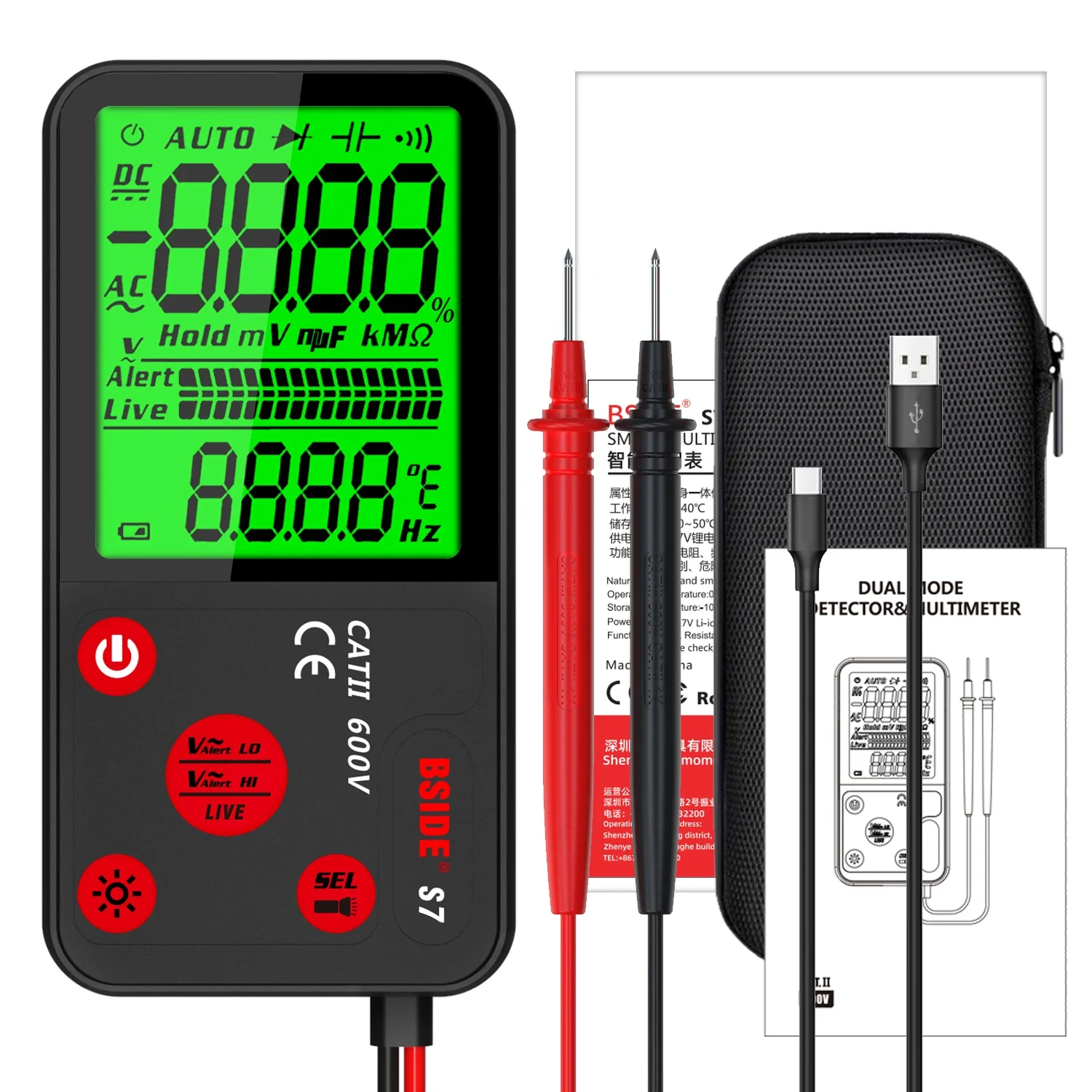 電気技師用ユニバーサルテスター電圧計電圧検出器メーターBSI - Logic Analyzer Usb のレビューと価格